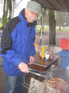 Wolfgang Erdmann als Grillmeister